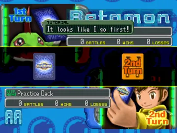 Digimon Digital Card Battle (US) screen shot game playing